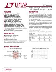 LTC4444EMS8E-5#TRPBF Datenblatt PDF