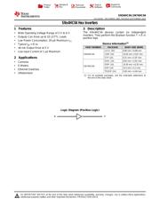 SN74HC04DBR datasheet.datasheet_page 1