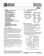 AD743JN 数据规格书 1
