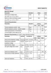 SPW11N60CFDFKSA1 datasheet.datasheet_page 2