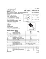 IRG4IBC20FDPBF 数据规格书 1