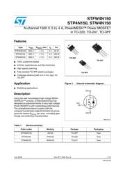 STP4N150 datasheet.datasheet_page 1