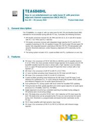 TEA6848HL/V3S,557 datasheet.datasheet_page 1