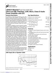 LM48310SD datasheet.datasheet_page 1