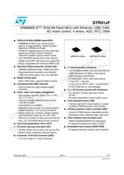 STR910FW32X6 datasheet.datasheet_page 1