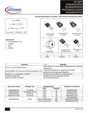 IRGS4620DTRRPBF 数据规格书 1