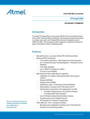 ATMEGA128A-AUR 数据规格书 1
