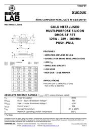 D1010UK 数据规格书 1