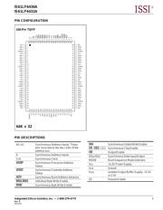 IS61LPS12836A-200TQLI 数据规格书 3