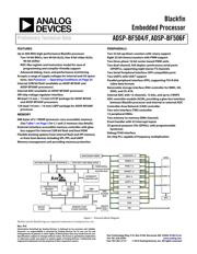 ADSP-BF504FBCPZ-ENG 数据规格书 1