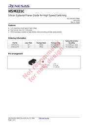 HSM221CTL 数据规格书 1