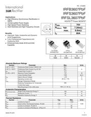 IRFB3607PBF Datenblatt PDF