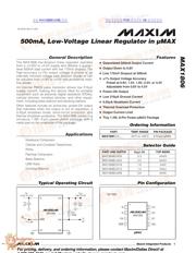 MAX1806EUA08 datasheet.datasheet_page 1