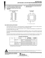 SN74CBTLV3251DE4 数据规格书 1