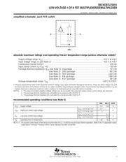 SN74CBTLV3251DE4 数据规格书 3