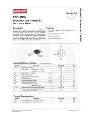 FQP13N50 datasheet.datasheet_page 1