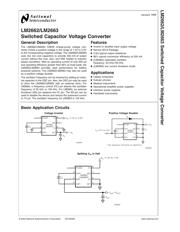 LM2663 数据规格书 1