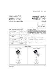 MBR20100 数据规格书 1