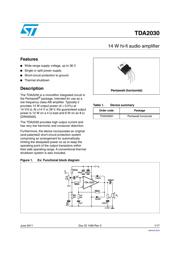 TDA2030H datasheet.datasheet_page 1