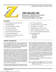 Z8S18020VEC datasheet.datasheet_page 1