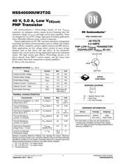 NSS40500UW3T2G 数据规格书 1