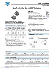 IHLP1616BZER3R3M11 数据规格书 1