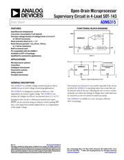 ADM6315-26D4ARTZ-RL datasheet.datasheet_page 1