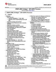 OMAPL138BGWTMEP datasheet.datasheet_page 1