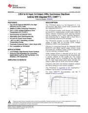 TPS54319RTET Datenblatt PDF