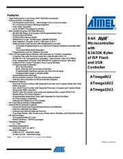 ATMEGA32U2-MU 数据规格书 1