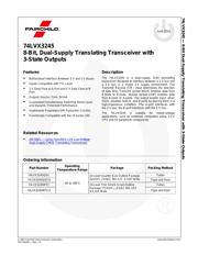 74LVX245M Datenblatt PDF