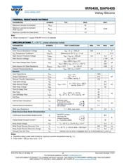 IRF840SPBF 数据规格书 2