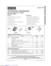 FDP120AN15A0 datasheet.datasheet_page 1