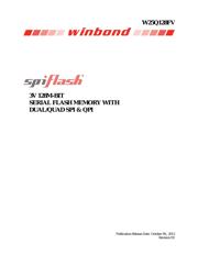 W25Q128FVSIG Datenblatt PDF
