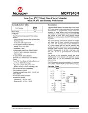 MCP7940N-I/SN 数据规格书 1