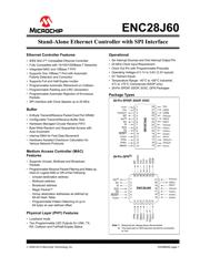 ENC28J60-I/SO Datenblatt PDF