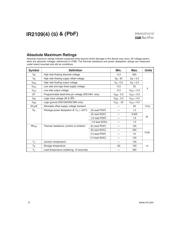 IR2109STRPBF 数据规格书 2