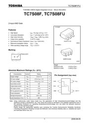 TC7S08F-TE85L datasheet.datasheet_page 1