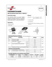 FDD6688 datasheet.datasheet_page 1