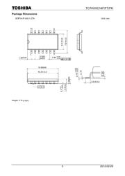 TC74VHC14FK(EL,K) datasheet.datasheet_page 5