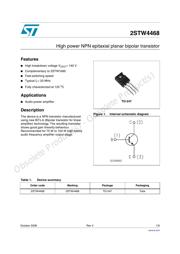 2STW4468 datasheet.datasheet_page 1