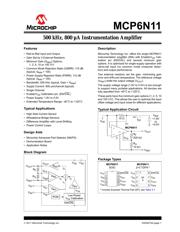 MCP6N11-100E/SN 数据规格书 1