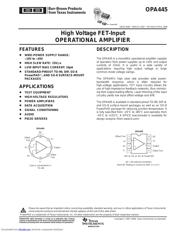 OPA445AU/2K5E4 datasheet.datasheet_page 1
