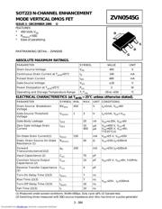 ZVN0545G datasheet.datasheet_page 1