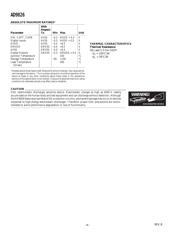 AD9826 datasheet.datasheet_page 4