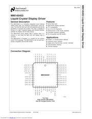 MM145453VX/NOPB 数据规格书 1
