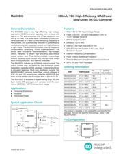 MAX5033CASA+ Datenblatt PDF