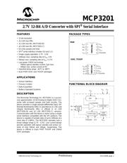 MCP3201T-BI/SN 数据规格书 1