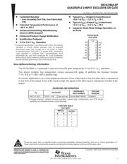 SN74LV86ADBR 数据规格书 1