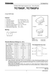 TC7S02FUT5LFT datasheet.datasheet_page 1